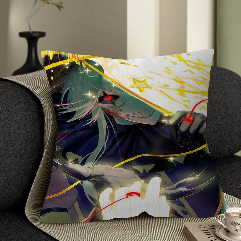FFreak PPierrots Circus Cushion Cover Pillow Cover Decor Pillowcase Printed Cushion Case For Couch