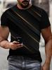 2026 Men's African Tribal Geometric Print T-Shirt Colorful Ethnic Pattern Crew Neck Short Sleeve Tops Casual Streetwear Tees