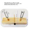 Walfront Resonant Tuning Fork Set (2 Pieces) with Resonator Box, 1 Tuning Fork Knocker, 45# Carbon Steel, 440Hz, Vibration Experiment Apparatus