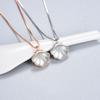 925 Sterling Silver Sweet Shell Clavicle Chain Necklace for Women Pendant Necklace Jewelry Gifts