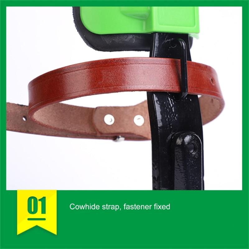 Light Weight Tree Climbing Gear High Strength Steel Climbing Spikes Safety Wear for Various Trunk Size