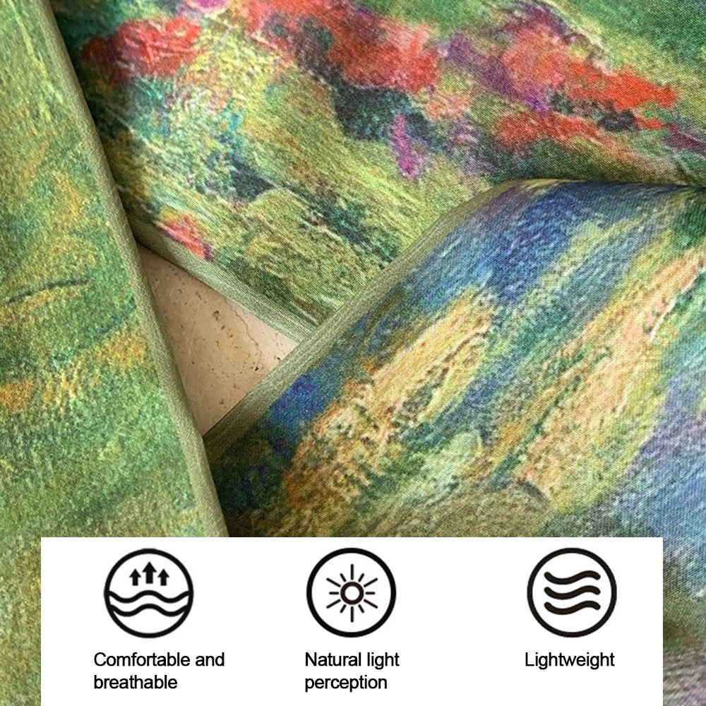 Large Size Long Silk Scarf Korean Hair Band Fashion Silk Scarves  For Women