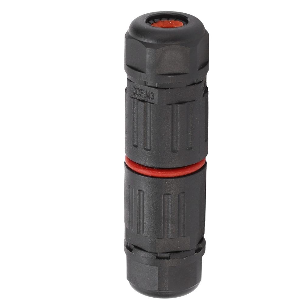 3 Pin Cable Connector PA66 Fire Retardant Wire To Wire Adapter  Street Lights