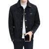 Men's Spring and Autumn Suede Jacket 2025: Trendy Street Style with High-End Lapel Design