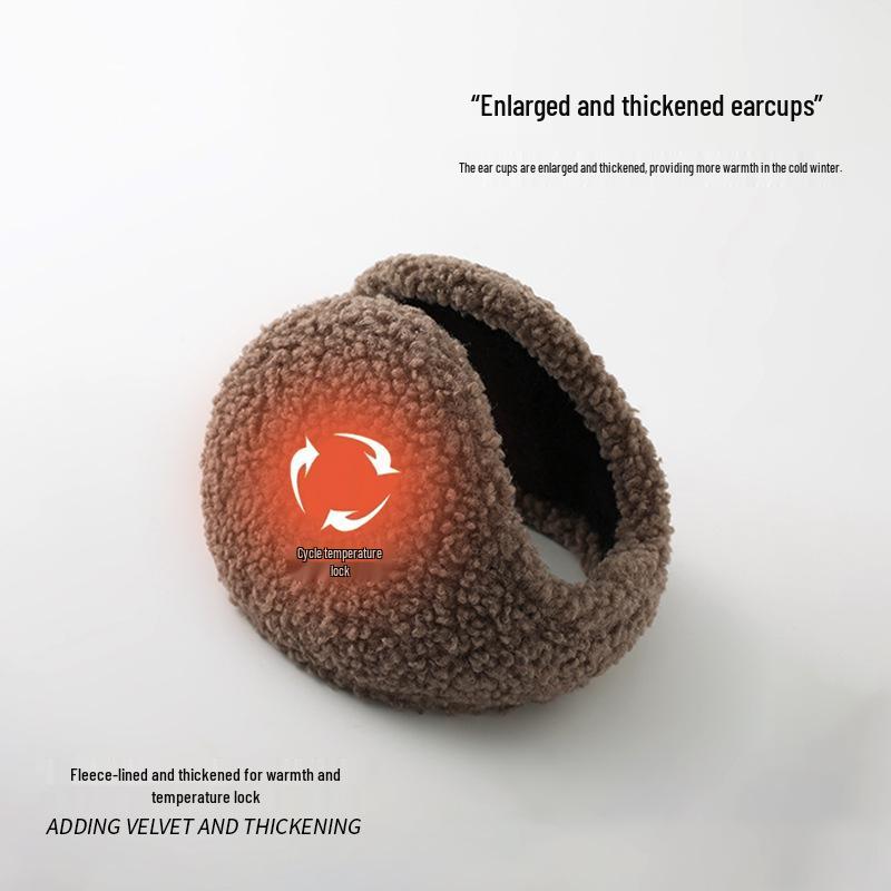 Men's and Women's Thick Winter Earmuffs - Anti-freeze Cycling Ear Protection, Plush Ear Warmers, Student Ear Covers.
