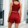 Women's Summer Fashion Casual Sports West Shorts Set Casual Sports West Shorts Set