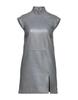 New Women Gray Dress Genuine Lambskin Casual Formal Handmade Leather Stylish Fit