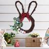 Handmade Easters Door Wreath with Rabbit and Bright Detail Display Garlands Perfect for Holiday Homes Decors