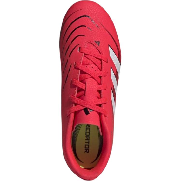 Adidas Predator Club FG MG J Comfortable Versatile Durable Low Top Kids Soccer Shoes Kids sneaker White ID3813