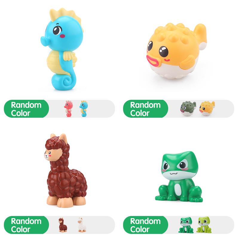 Big Building Blocks Marine Farm Animal Cat Dog Accessories Lion Shark Compatible With Duploed City Education Children Gift Toys