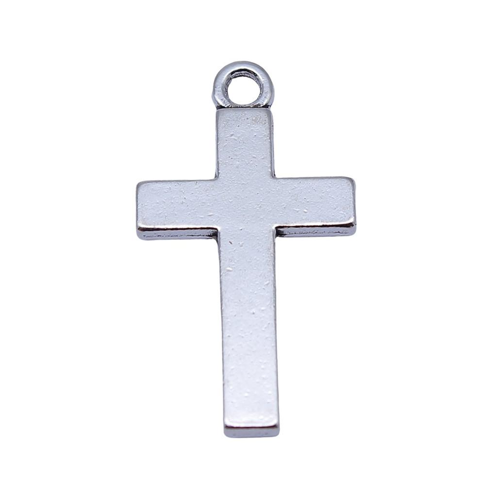 Vintage Cross Charms Multi Color Alloy Pendants For Religious Christian Jewelry
