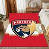 Panthers Team Spirit Floor Mat for Living Room, Game Rooms, Office, Bedroom, Office Floor Mat Playful Design, Christmas fan gifts