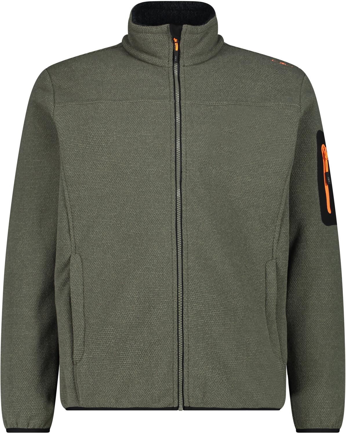 

Куртка мужская CMP Fleece Jacquard-Knit-Tech Jacket (38H2237) оливковая 60