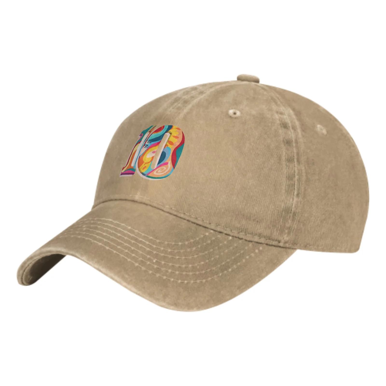 

Colored Number 10 Fashion Classic Cotton Trucker Hat Summer Dad Cowboy Cap Outdoor Leisure Basketball Caps Adjustable хакі