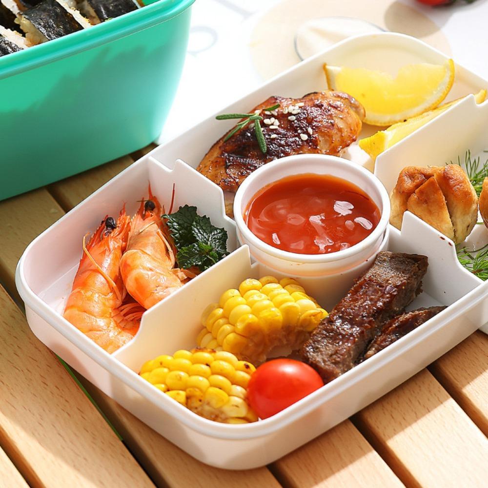 Leak Proof Lunch Box 2000ML Salad Box Tableware Food Storage Container  Microwave Safe