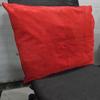 NOORA Genuine Lambskin Red Suede Leather Cushion Cover, Dining Cushion, Leather Car Seat Cover, Leather Throw Case, Gift Pillow Case