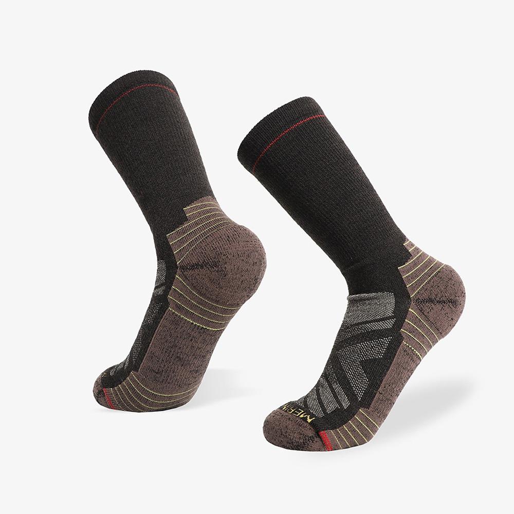 Fuzzy Merino Wool Socks Thickened Breathable Men s Walk Warm Anti-Odor Socks Mountaineering Thermal Socks For Men Women EU 40-43