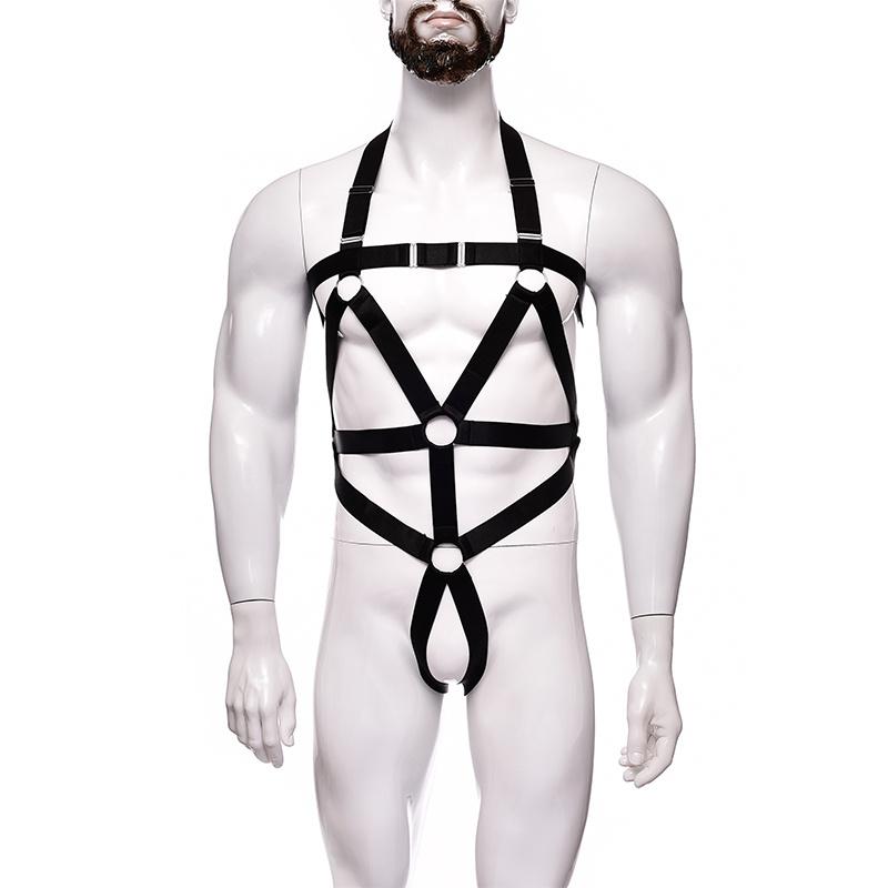 Men's Adjustable Bind Underwear Harness Sexy And Interesting Dress Body Chest Underwear Harness Cross Strap Bondage Costumes