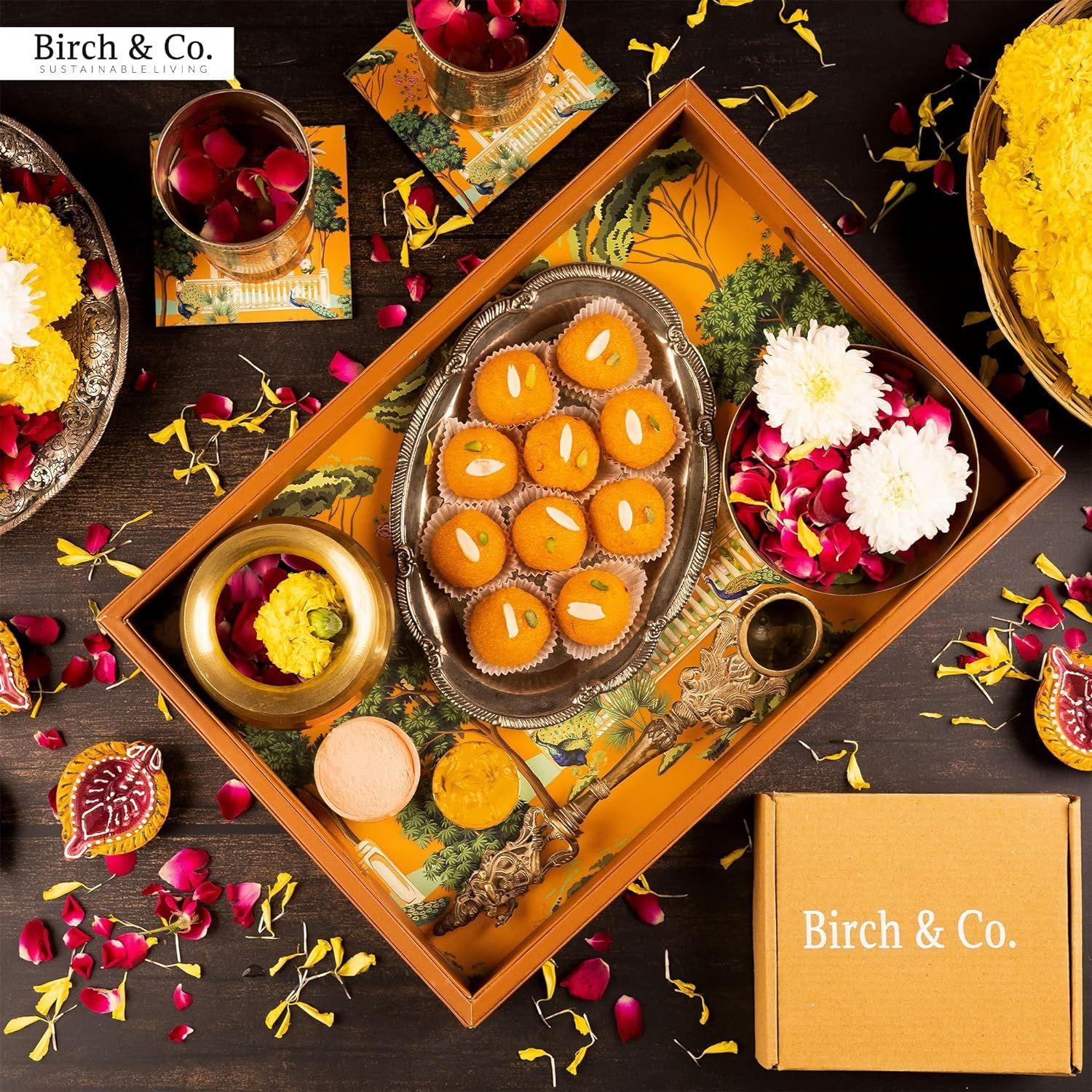 4 подставки без сервировки - сервировочный поднос размером 10 x 15 дюймов - набор — фото 4