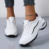 Fashion High Sole PU Leather Woman Breathable Shoes Women's Luxury Flat Women's Sneakers On Offer Sport Top Comfort Tenisky Bascket