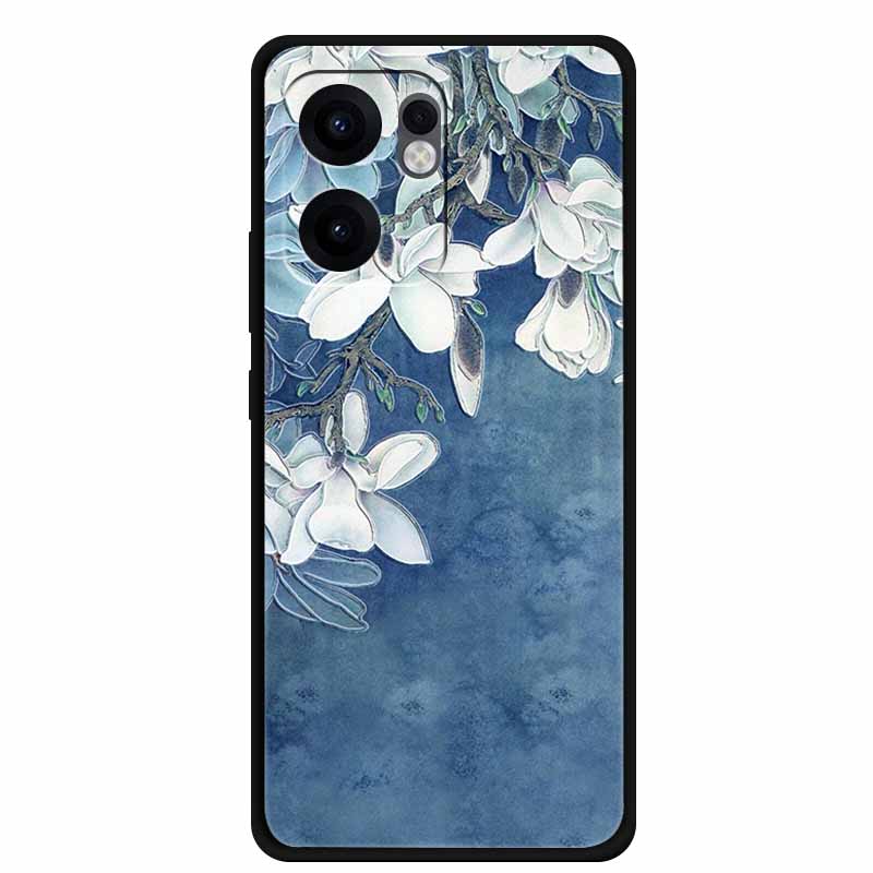 3D Emboss Case For OPPO Reno 13F 14F Case 13 14 F Coque Flowers Silicone Soft Back Cover For OPPO Reno 13 Pro A38 A18 Phone Case