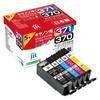 JIT JIT Canon Set Recycled Made In Standard Type BCI-371+370/5P 5-Color Ink, Japan, JIT-NC3703715P,