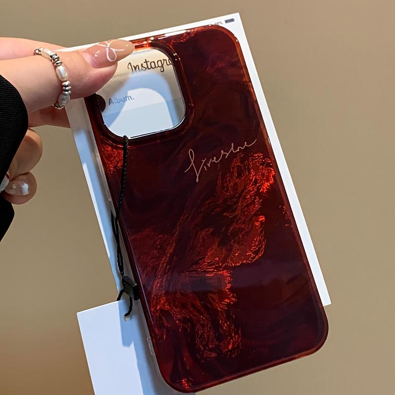 Advanced Retro Red Blending Phone Case For iPhone 11 12 13 14 15 16 17 Pro Max XS X XR 7 8 Plus 16E 17 Air Shockproof Back Cover