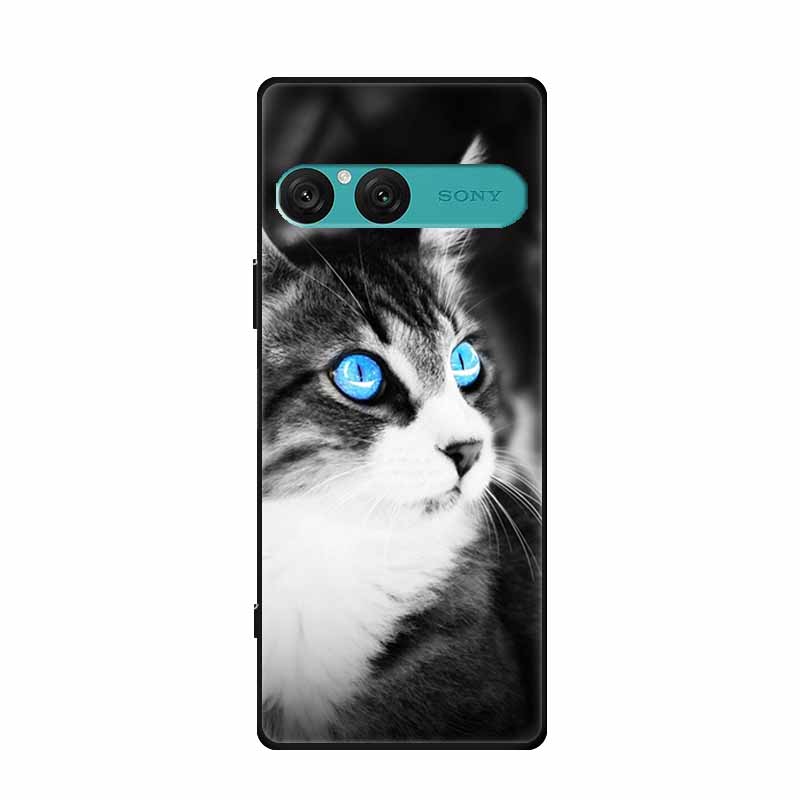 For Sony Xperia 10 VII Case Soft Silicone TPU Back Cover Protective Coque for Xperia10 VII 5G XQ-FE54 XQZ-CBFE Black Phone Cases