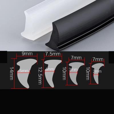 Striscia Sigillante in Silicone e Alluminio per Finestre 10 metri/set Resistente al Freddo Tipo a Scanalatura Striscia Sigillante a Pressione per Porte e Finestre