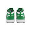 Jordan Air  1 Lucky Green BP Anti-Slip Shock Absorption High-Top Basketball Shoes Kids sneakers White BQ7197-301