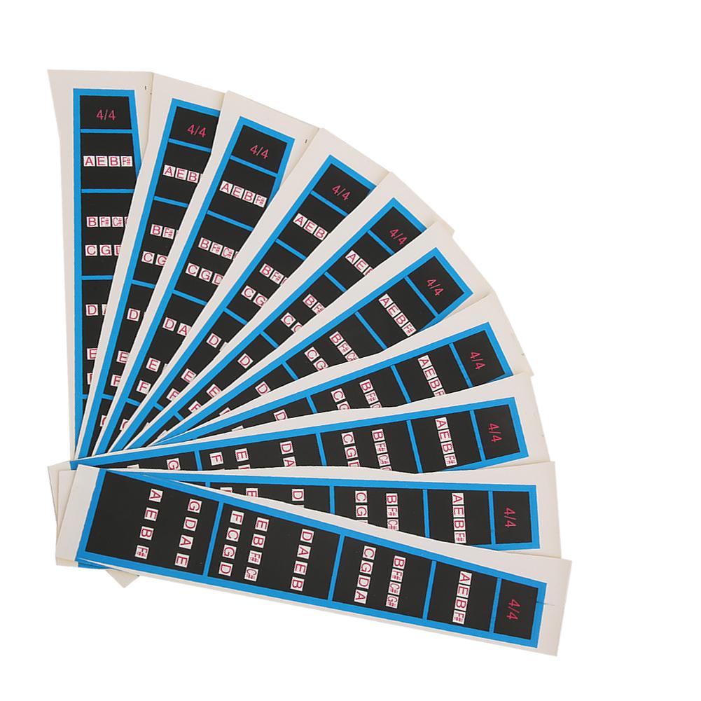 

Наклейка для скрипки черная синяя руководство по грифу для начинающих аксессуары для музыкальных инструментов BC05 44 синяя