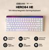 Tastiera da Gaming Cablata Magnetica MechLands Aula Hero84 HE con Foro Rapido Regolabile Scatola Luminosa RGB Effetto Retroilluminazione, Attuazione 0,01 mm,