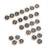 26pcs Double-sided Flat Round Alloy Letter Charms Enamel Charms Alphabet Initial Letter Pendants for DIY Jewelry Making Wholesal