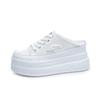 8cm Women Summer Shoes Slippers Platform Wedge Heel Beach Shoes Female Slides Mules Shoes Sneakers Fashion Canvas