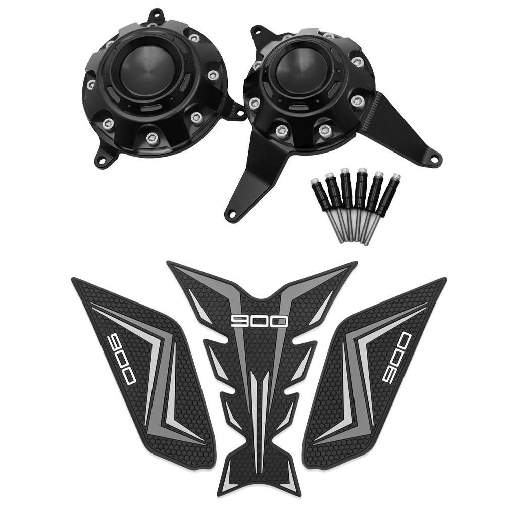 For KAWASAKI Z900 2025 Z900SE Z 900 Z900 SE 2017-2025 Motorcycle Tank Pad Side Grips Gas Fuel Oil Knee Protector Stickers Decals