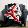 Dynamic Soccer Legend Blanket Soft Warm Cozy Suitable for Livingroom Seaside Bed All-Season Use Digital Print