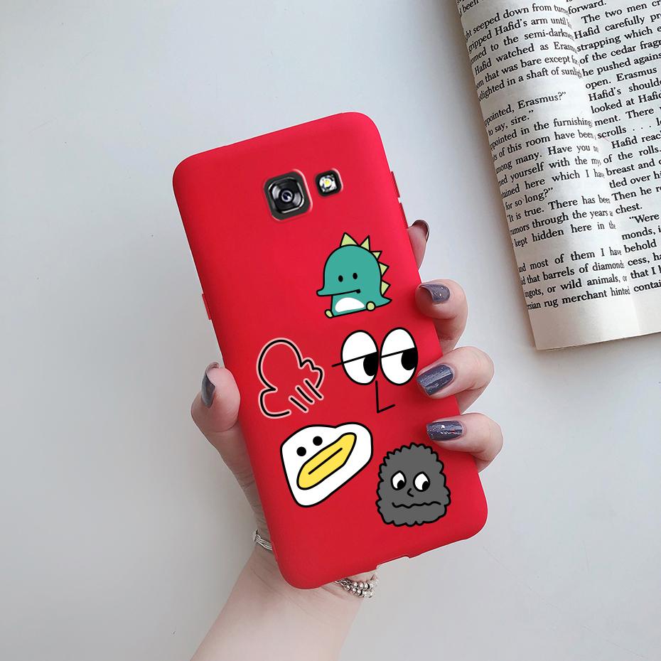 Hülle Für Samsung Galaxy A7 2017 Hülle Niedlich Bemalte Silikon Weiche TPU Handy Rückseite Abdeckung Stoßstange Für Samsung A7 2017 A720 A720f Hüllen