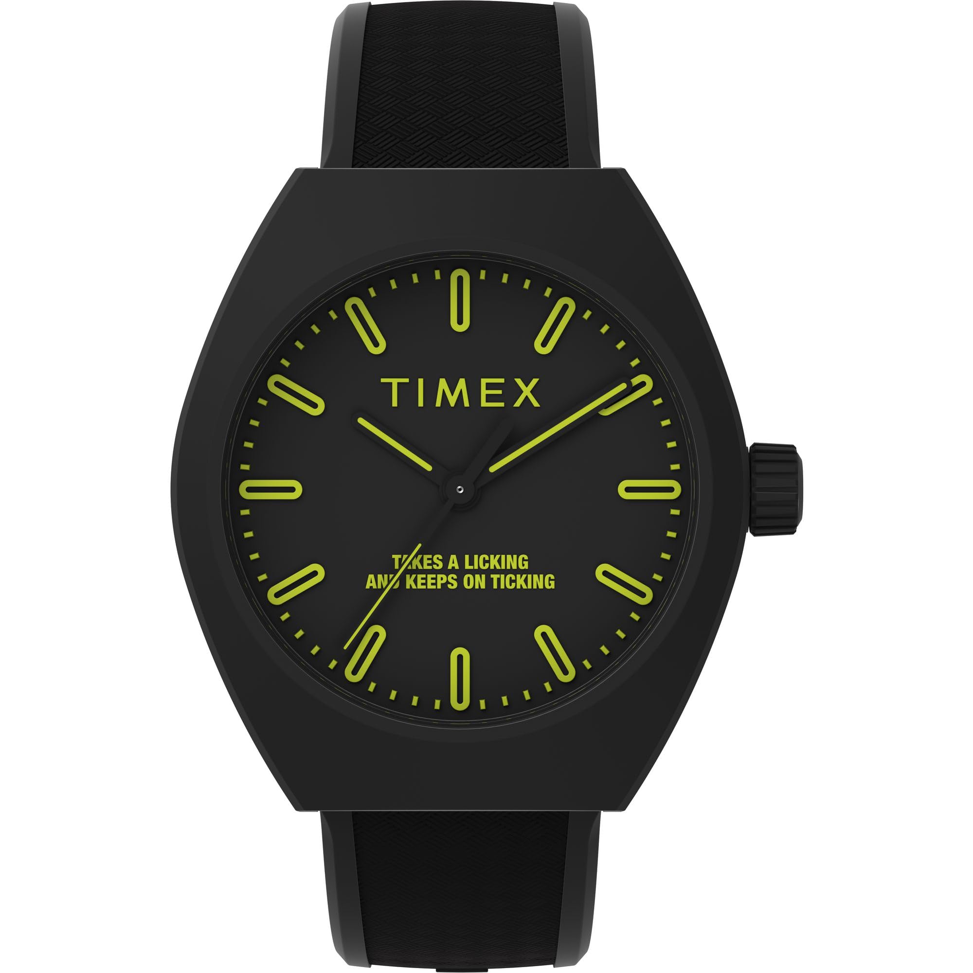 

[Timex] Часы Urban Pop с черным циферблатом, кварцевые, водонепроницаемые, 5 АТМ, минеральное стекло, 40 мм, TW2W42400, мужские, черные [Товар]