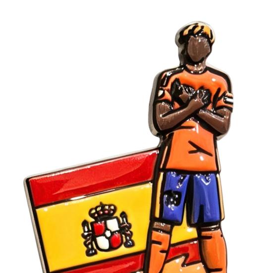 Fußballspieler Anstecknadeln, Fußballfan Emaille Abzeichen, Zinklegierung Fußballstar Anstecknadel für Rucksack Jacke Hut Tasche, Sportfan Sammlung Geschenk