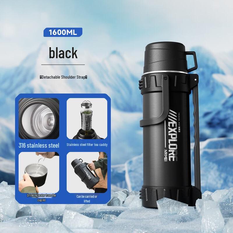 Youluo 2000ml Large Insulated Outdoor Water Bottle