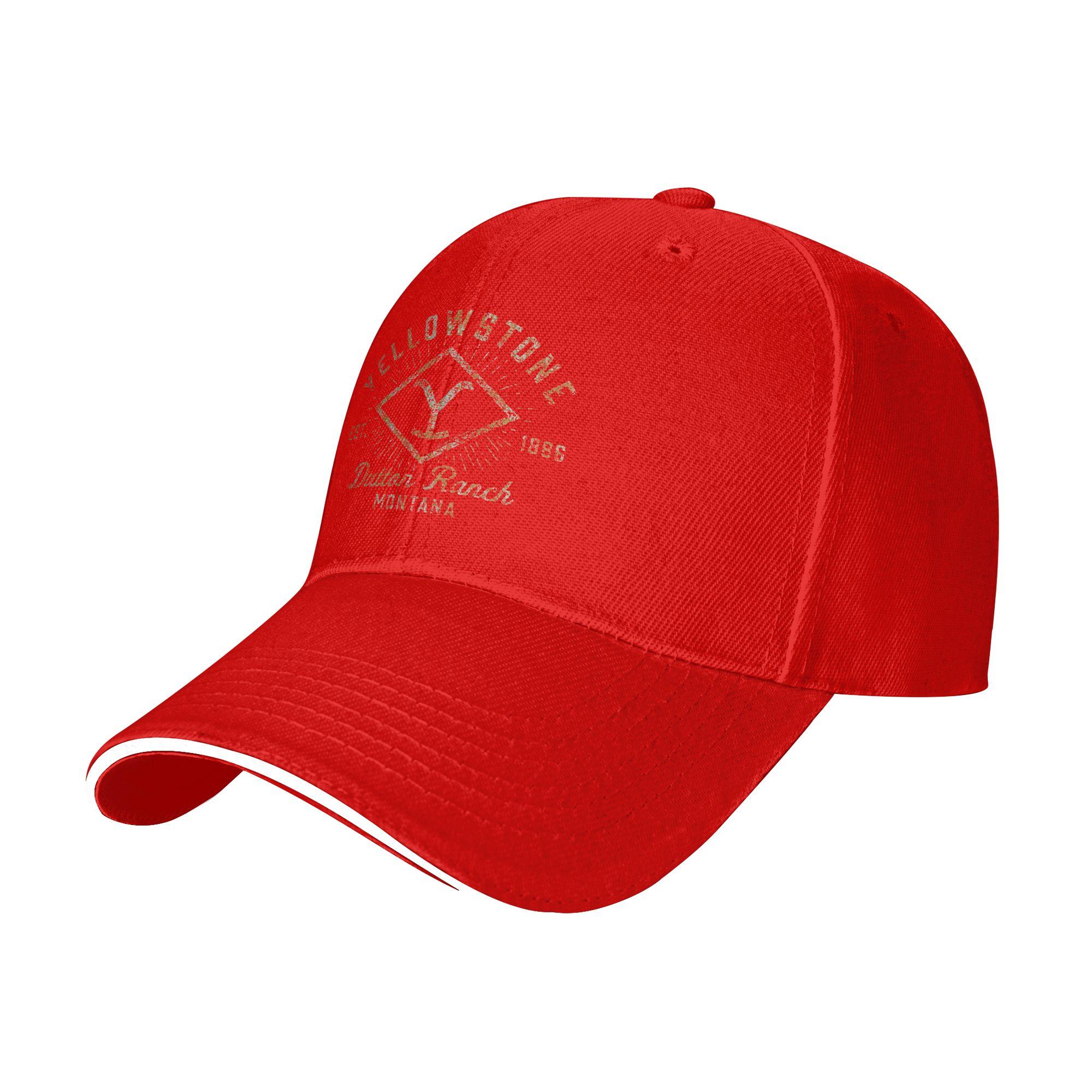 Baseball Cap Yellowstone Dutton Ranch Sunburst Vintage Men Women Baseball Cap Hats Cap Formal Activities Gift Snapback Hat One Size