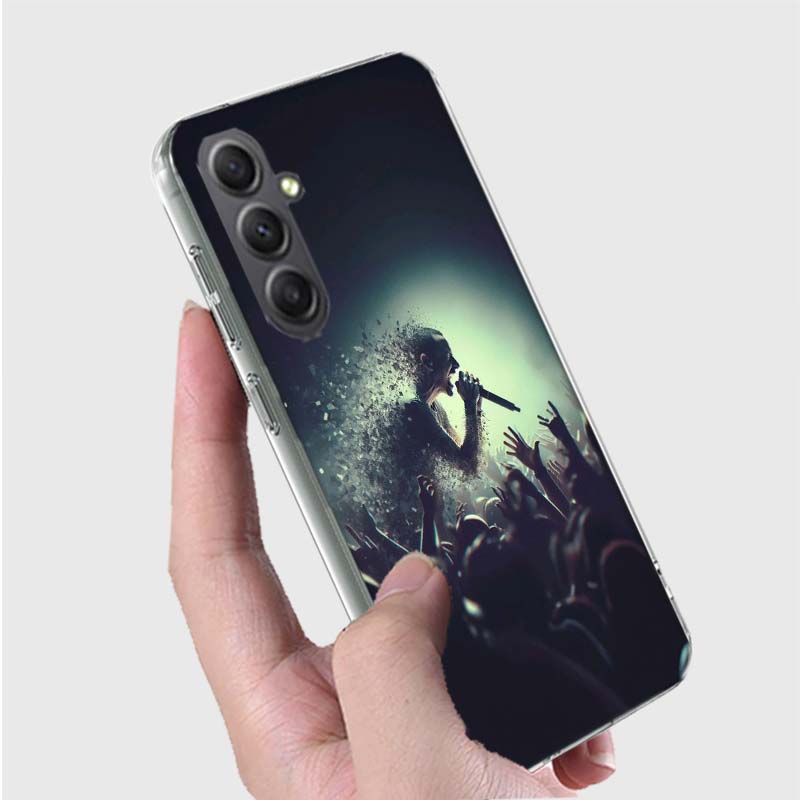 Singer C-Chester Bennington Phone Case for Samsung A16 A26 A36 A56 A17 A37 A57 A07 A06 A02S A03 A04S A05S Galaxy Note 20 10 A50S
