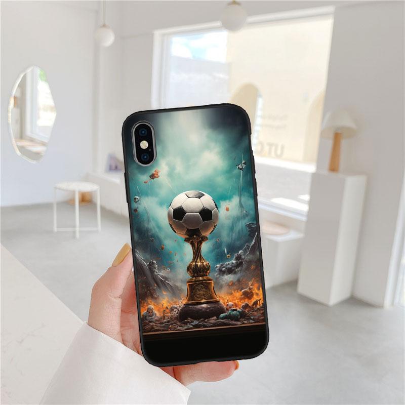 BF58 Football Soccer Soft Shell Phone Case for Xiaomi Poco C40 C50 C51 C55 C65 C71 C75 F3 F5 F6 F7 M2 M3 Pro Ultra