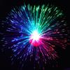 Tatil Partisi Ev Dekorasyonu LED Renkli Fiber Optik Fener Dekorasyon Lambası Oturma Odası için