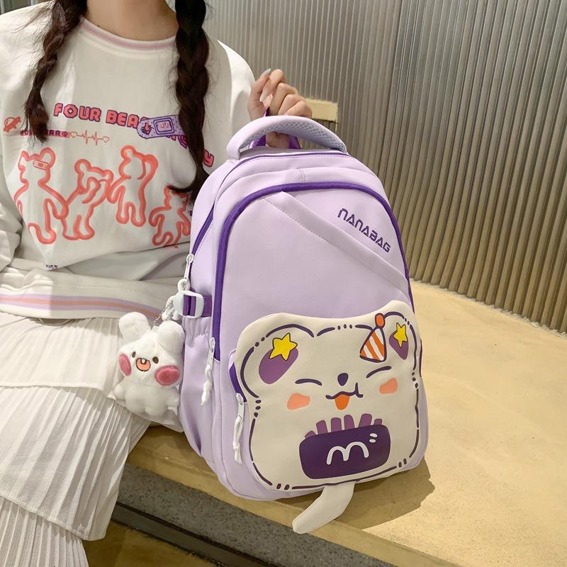 Schoolbag Cute Cartoon Student School Bag Female Japanese ins Small Fresh College Fengsen Junior High School Large Capacity Backpack
