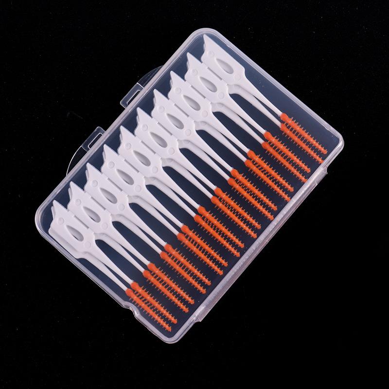 

20 Pcs/Box Silicone Interdental Brushes Super Soft Dental Cleaning Brush Teeth Cleaner Dental Floss Toothpicks Oral Care Tools