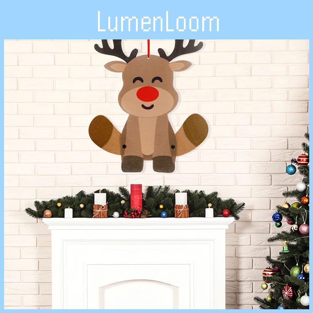 Whimsical Holiday Party Felt Ornaments With Articulated Joints For Festive Christmas Cheer