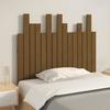 VidaXL Tête de lit murale Marron miel 95,5x3x80 cm Bois massif de pin 824786