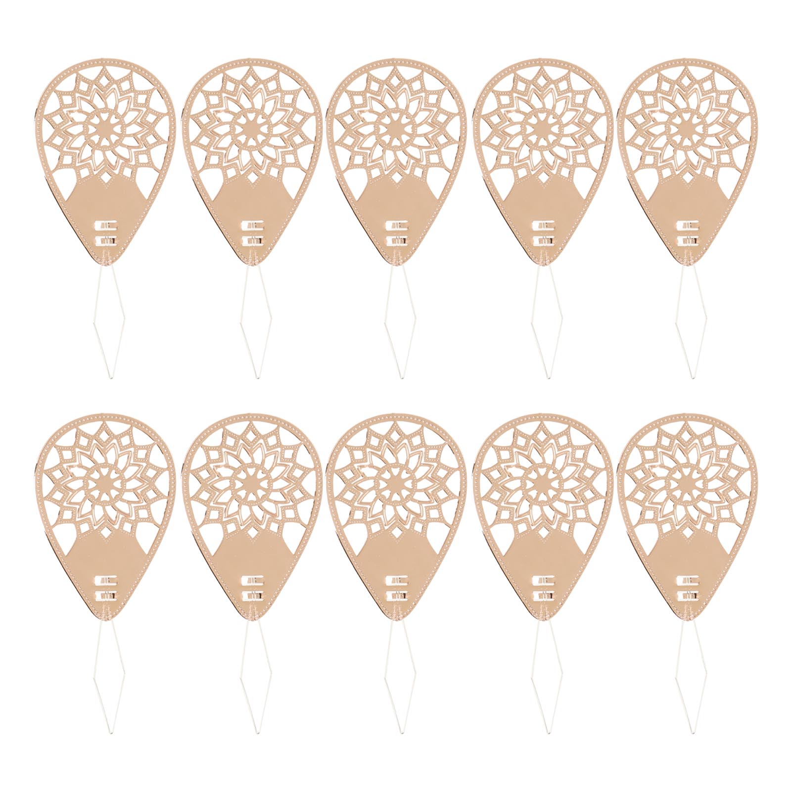 

10 шт. Вспомогательное средство для продевания нити Многоцелевой Розовое золото Винтажный Полый Нитевдеватель для швейной иглы для ручного шитья