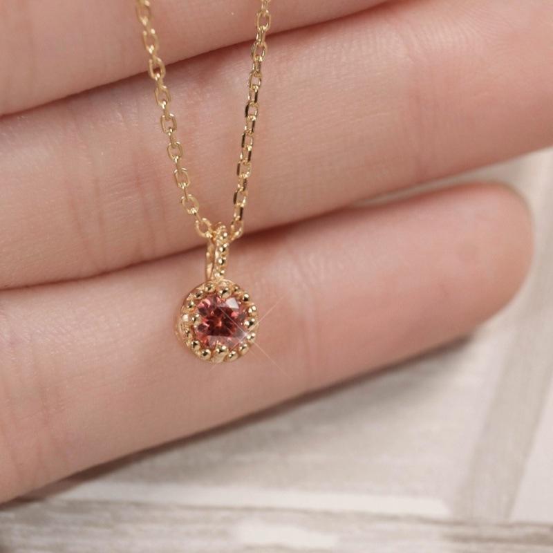 

Ожерелье оранжевого цвета из стерлингового серебра S925 для женщин, интересный дизайн в стиле ретро, доступная роскошь, простая универсальная цепочка на ключицу 925